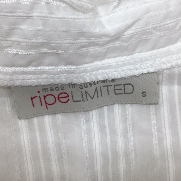 Ripe Maternity white wrap top S - Picture 6 of 8